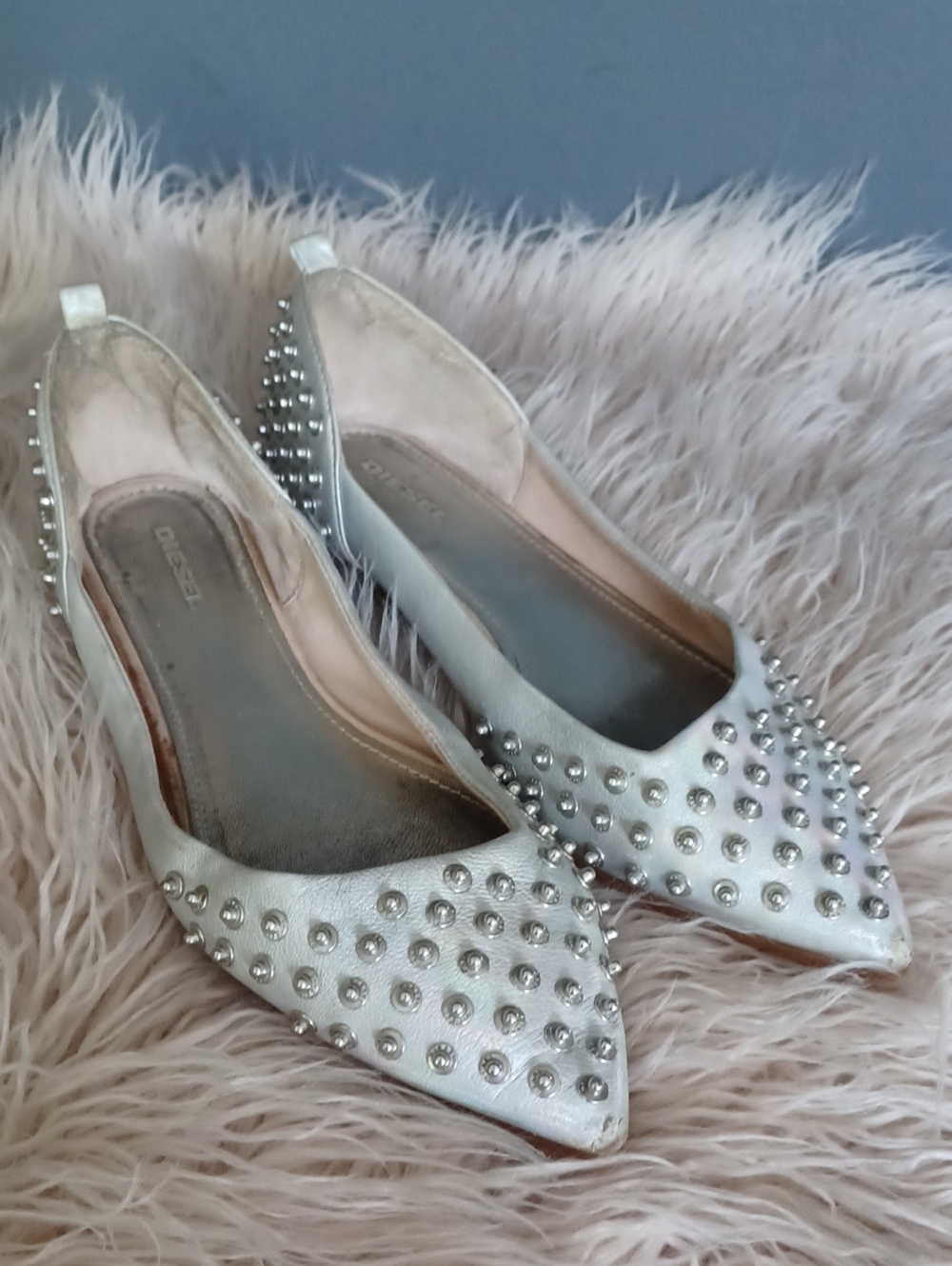 Diesel Studded Flats Rare